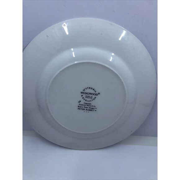 Peter Rabbit Nursery Plate by Wedgwood Plate 7”  - Beatrix Potter - Picture 7 of 11